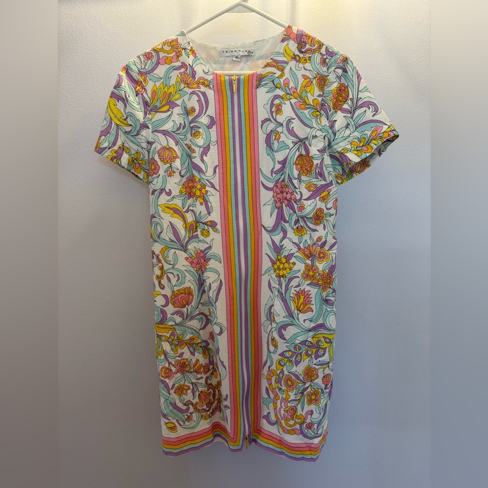 Trina Turk floral arboretum dress